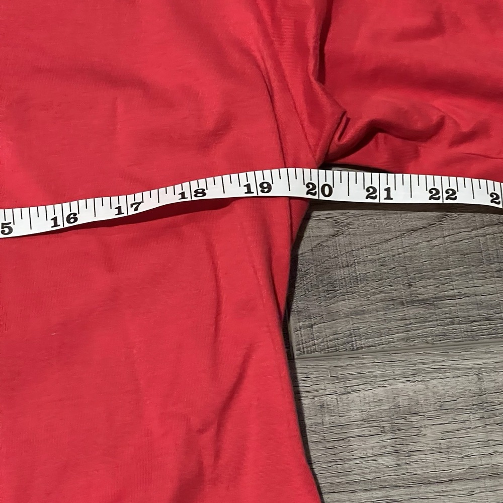 Vintage 80s  Lacoste Club Pique Polo Size Large Red Chest Pocket - Picture 5 of 6